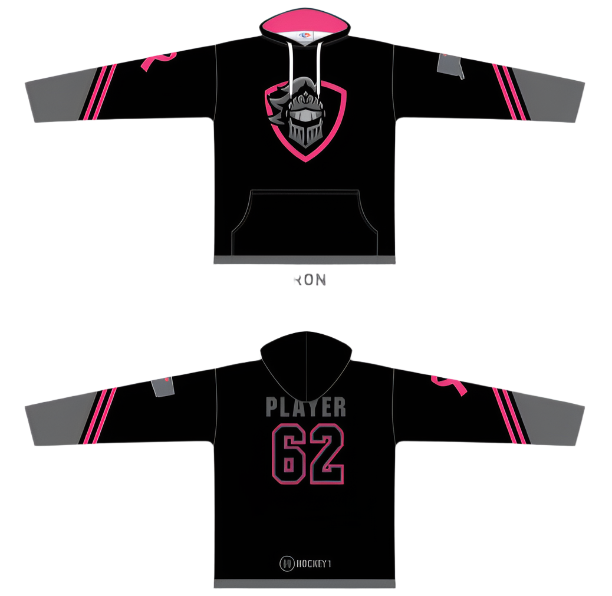Pink the Rink Jersey Hoodie (Sublimated) - Athletic Knit