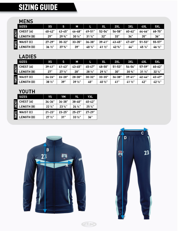 AK Sublimated Knights Player Jacket