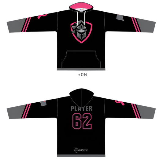Pink the Rink Jersey Hoodie (Sublimated) - Athletic Knit